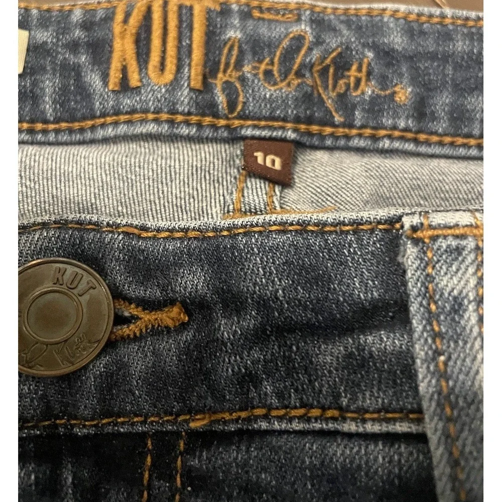 KUT From The Kloth Dakota Ankle Skinny Jeans‎ Women's 10 Medium Wash Stretch